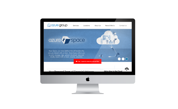 Web Banner for the Azure Groups Homepage